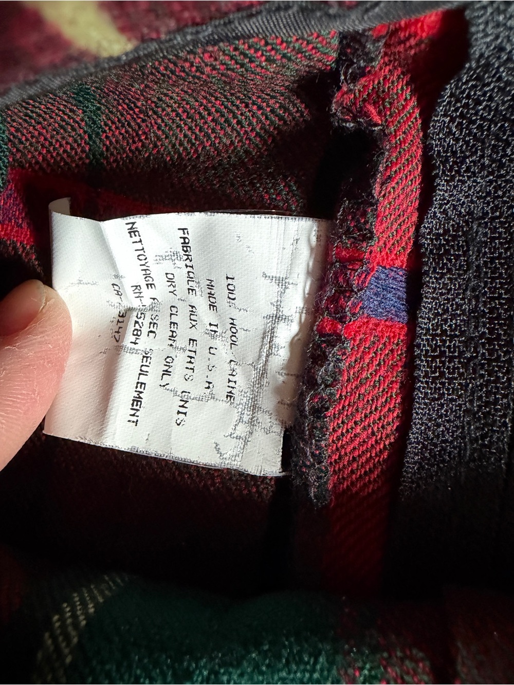 Talbots Classic Red Tartan Pleated Skirt - Picture 2 of 5
